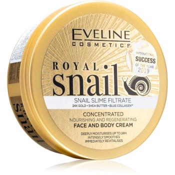 Eveline Cosmetics Royal Snail intenzíven tápláló krém arcra és testre 200 ml