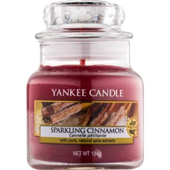 Yankee Candle Sparkling Cinnamon illatos gyertya Classic nagy méret 104 g