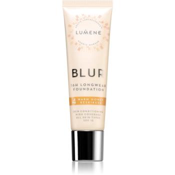 Lumene Blur 16h Longwear Foundation hosszan tartó make-up SPF 15 árnyalat 4 Warm Honey