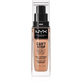 NYX Professional Makeup Can't Stop Won't Stop Magas fedésű alapozó árnyalat 10.3 Neutral Buff 30 ml