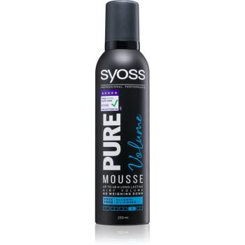 Syoss Pure Volume fixáló hab a hosszantartó dús hatásért 250 ml
