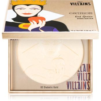 Catrice Disney Villains Evil Queen világosító púder árnyalat 02 Diabolic Gold 16 g