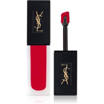 Yves Saint Laurent Tatouage Couture Velvet Cream magas pigmenttartalmú krémes rúzs matt hatással árnyalat 205 Rouge Clique 6 ml