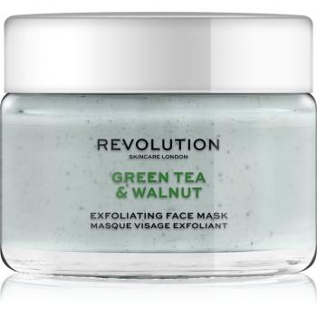 Revolution Skincare Green Tea & Walnut hámlasztó tisztitó arcmaszk 50 ml