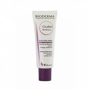 Bioderma Cicabio Arnica+ Bruises Knocks Bumps Cream koncentrált regeneráló ápolás az arcbőr megújulásához 40 ml