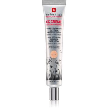 Erborian CC Crème Centella Asiatica Radiance arckrém bőrtökéletesítő SPF 25 nagy csomagolás árnyalat Clair 45 ml