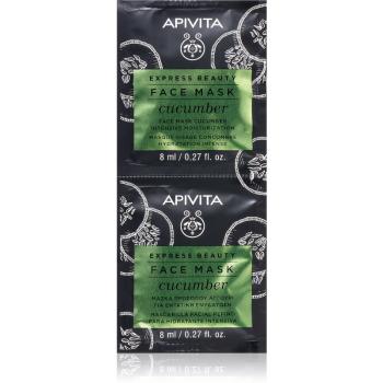 Apivita Express Beauty Cucumber intenzíven hidratáló maszk 2 x 8 ml