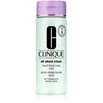 Clinique Liquid Facial Soap folyékony szappan száraz és kombinált bőrre 200 ml