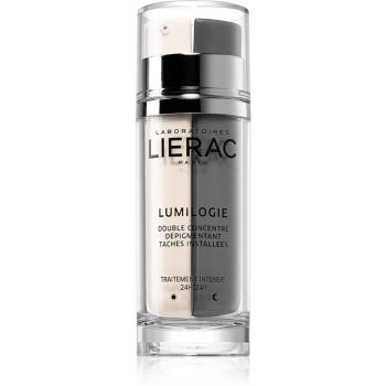 Lierac Lumilogie nappali és éjszakai kétfázisú bőrélénkítő koncentrátum a pigment foltok ellen 30 ml