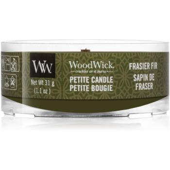 Woodwick Frasier Fir viaszos gyertya fa kanóccal 31 g
