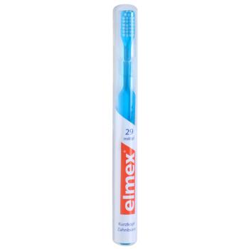 Elmex Caries Protection 29 fogkefe egyenes sörtékkel és kis fejjel közepes színes változatok blue