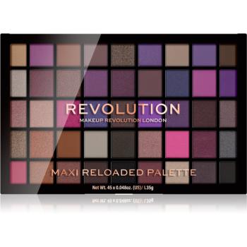 Makeup Revolution Maxi Reloaded Palette púderes szemhéjfesték paletta árnyalat Baby Grand 45x1.35 g