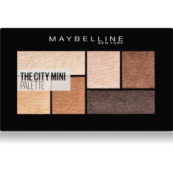 Maybelline The City Mini Palette szemhéjfesték paletta árnyalat 400 Rooftop Bronzes 6 g