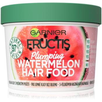 Garnier Fructis Watermelon Hair Food maszk finom és lesimuló hajra 390 ml