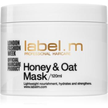 label.m Honey & Oat tápláló és hidratáló hajmaszk 120 ml