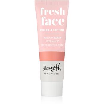 Barry M Fresh Face folyékony arcpír és szájfény árnyalat Peach Glow 10 ml