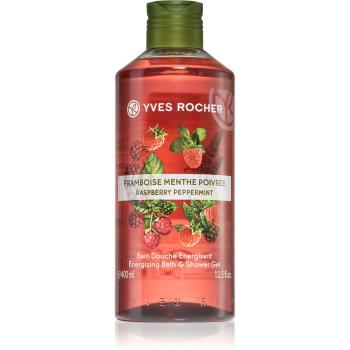 Yves Rocher Raspberry & Mint energizáló tusfürdő gél 400 ml