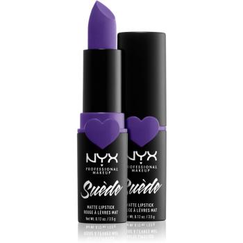 NYX Professional Makeup Suede Matte Lipstick mattító rúzs árnyalat 16 Cyberpop 3.5 g