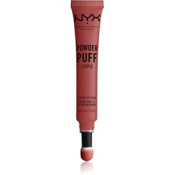 NYX Professional Makeup Powder Puff Lippie matt ajakrúzs párnázott applikátorral árnyalat 08 Best Buds 12 ml