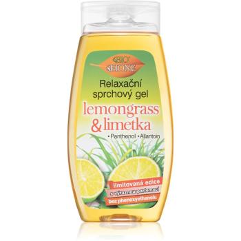 Bione Cosmetics Lemongrass & Limetka relaxáló tusfürdő gél hölgyeknek 260 ml