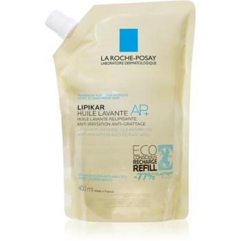 La Roche-Posay Lipikar Huile AP+ bőrpuhító tisztító olaj irritáció ellen utántöltő 400 ml