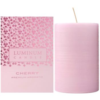 Luminum Candle Premium Aromatic Cherry illatos gyertya nagy (Ø 60 - 80 mm, 32 h)