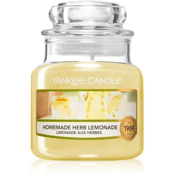 Yankee Candle Homemade Herb Lemonade illatos gyertya Classic közepes méret 104 g