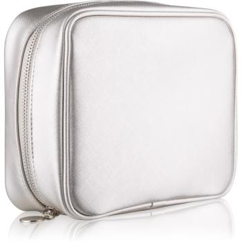 Notino Basic utazó női kozmetikai táska Silver (21 × 6,5 × 16,5 cm) L