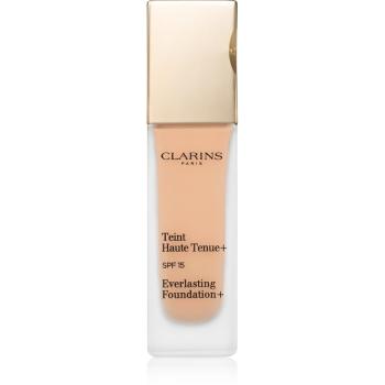 Clarins Everlasting Foundation+ hosszan tartó folyékony make-up SPF 15 árnyalat 110,5 Almond 30 ml