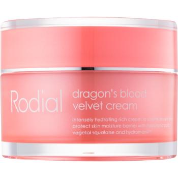 Rodial Dragon's Blood Velver Cream arckrém hialuronsavval száraz bőrre 50 ml