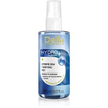 Delia Cosmetics Hydro Fusion + bőr tonizáló permet hidratáló hatással 150 ml