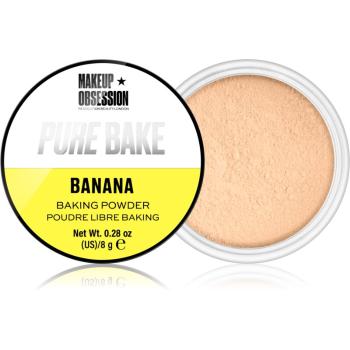 Makeup Obsession Pure Bake mattító lágy púder árnyalat Banana 8 g