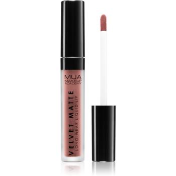 MUA Makeup Academy Velvet Matte mattító folyékony rúzs árnyalat Carefree 3 ml