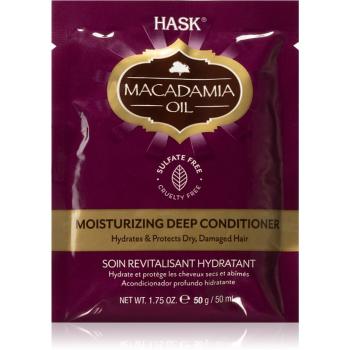 HASK Macadamia Oil hidratáló kondicionáló száraz, sérült, vegyileg kezelt hajra 50 ml