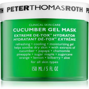 Peter Thomas Roth Cucumber De-Tox hidratáló gél maszk az arcra és a szem környékére 150 ml
