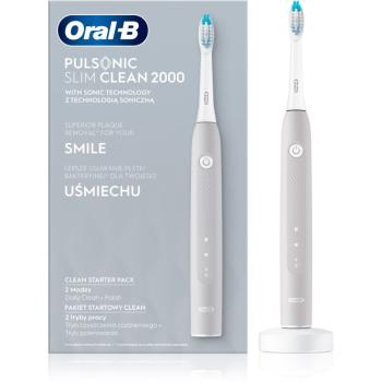Oral B Pulsonic Slim Clean 2000 Grey sonic fogkefe