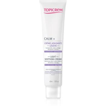 Topicrem UH FACE CALM+ Light Soothing Cream Könnyű, enyhítő krém normál és kombinált bőrre 40 ml
