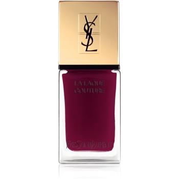 Yves Saint Laurent La Laque Couture körömlakk árnyalat 75 Fuchsia Over Noir 10 ml