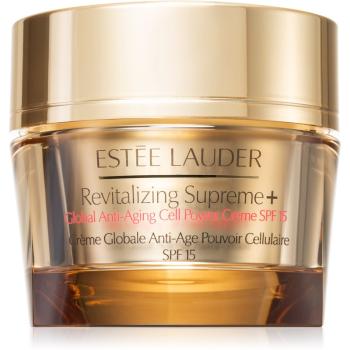 Estée Lauder Revitalizing Supreme + Global Anti-Aging Cell Power Creme SPF 15 multifunkcionális ránctalanító krém moringa kivonattal SPF 15 50 ml
