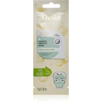 Delia Cosmetics Botanical Flow Coconut Water tisztító arcmaszk zsíros bőrre 10 g
