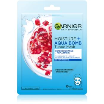 Garnier Skin Naturals Moisture+Aqua Bomb szuper hidratáló, feltöltő textil maszk 28 g