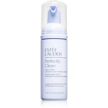 Estée Lauder Perfectly Clean Triple-Action Cleanser/Toner/Makeup Remover tisztító víz, tonik és sminklemosó 3 az 1-ben 45 ml
