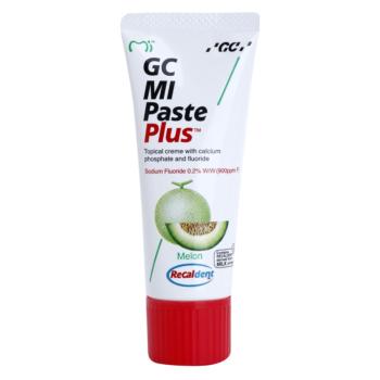 GC MI Paste Plus ásványfeltöltő védőkrém az érzékeny fogakra fluoriddal íz Melon 35 ml