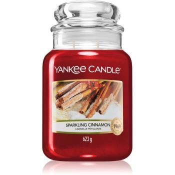 Yankee Candle Sparkling Cinnamon illatos gyertya Classic nagy méret 623 g