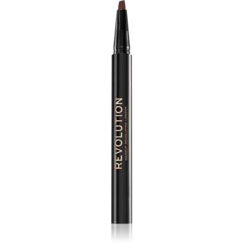 Makeup Revolution Bushy Brow szemöldök ceruza árnyalat Medium Brown 0.5 ml