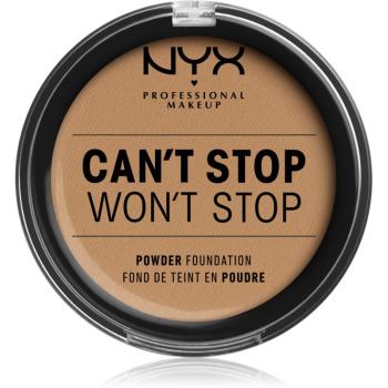 NYX Professional Makeup Can't Stop Won't Stop púderes make-up árnyalat 15 Caramel 10.7 g