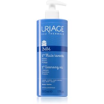 Uriage Bébé 1st Cleansing Oil tisztító olaj arcra,testre és fejbőrre 500 ml