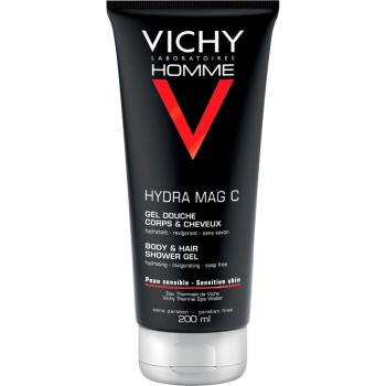 Vichy Homme Hydra-Mag C tusfürdő gél testre és hajra 200 ml