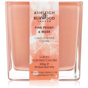 Ashleigh & Burwood London Life in Bloom Pink Peony & Musk illatos gyertya 200 g