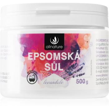 Allnature Epsomská sůl Lavender fürdősó 500 g